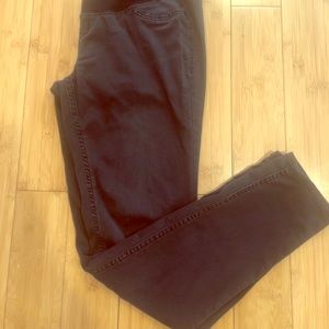 H&M Full Panel/High Rib Super Skinny Black Jeans